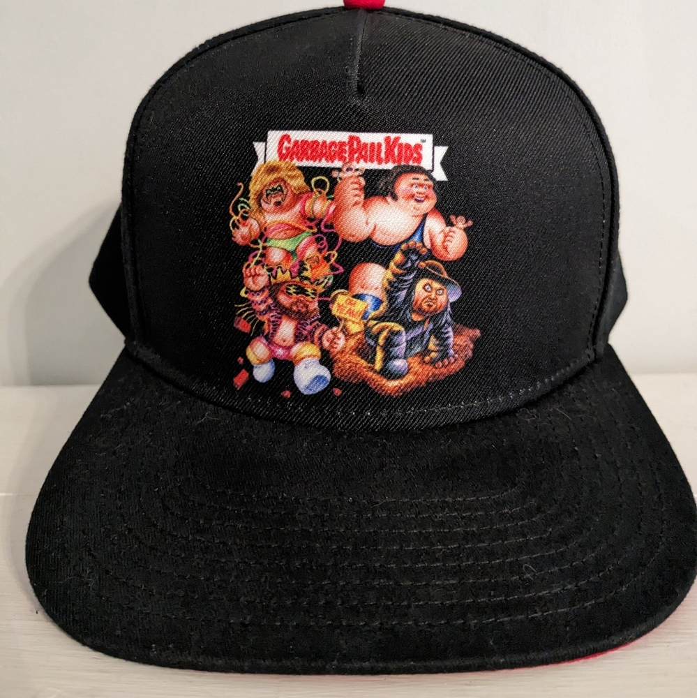 WWE x GPK garbage pail kids snapback hat